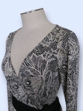 Load image into Gallery viewer, Diane Von Furstenberg Lace Printed Silk Wrap Dress-sz S/M

