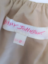 Load image into Gallery viewer, Betsey Johnson Metallic Gold Cottage Dress-sz 2/4
