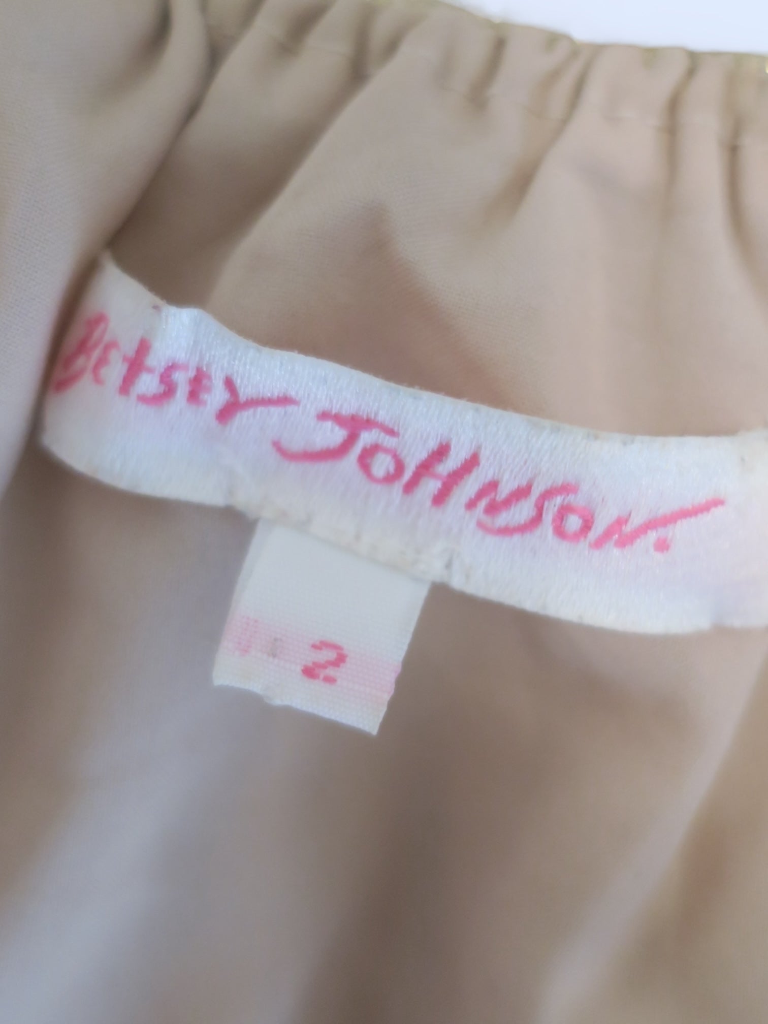 Betsey Johnson Metallic Gold Cottage Dress-sz 2/4 The Phonebooth Betsey Johnson Metallic Gold Cottage Dress-sz 2/4 The Phonebooth
