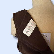Load image into Gallery viewer, Y2K XOXO Brown High Neck Mini Dress-sz 5
