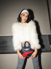 Load image into Gallery viewer, 60s Glam Marabou Feather Coat-sz M
