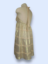 Load image into Gallery viewer, Betsey Johnson Metallic Gold Cottage Dress-sz 2/4
