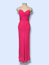 Load image into Gallery viewer, Cache Pink Silk Maxi Dress-sz 2
