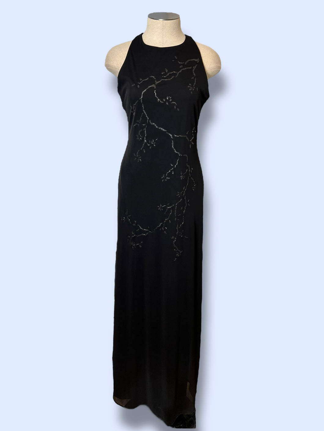 90s Laundry by Shelli Segal Cherry Blossom Gown-sz 6