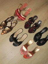Load image into Gallery viewer, Versace Studded Leather Mule Heels-sz 6
