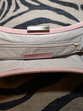 Load image into Gallery viewer, Charles David Leather Baby Pink Grommet Clutch
