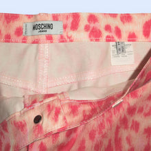Load image into Gallery viewer, 90s Moschino Pink Leopard Jeans-sz 6
