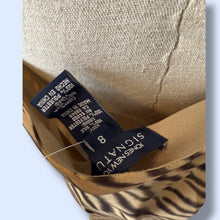 Load image into Gallery viewer, Jones NY Silk Zebra Midi Dress-sz 8
