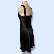 Load image into Gallery viewer, 90s Jones New York Silk Drop Waist Faux Corset Style Dress-sz 6
