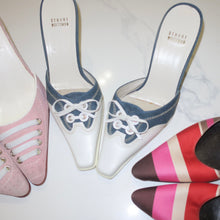 Load image into Gallery viewer, Kate Spade Striped Kitten Heels-sz 7.5
