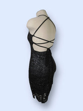 Load image into Gallery viewer, Privvy Sparkly Mini Dress-sz XS/S
