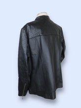 Load image into Gallery viewer, Jessica London Leather Racer Neckline Coat-XL/2XL
