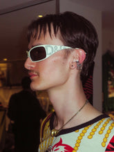 Load image into Gallery viewer, 00s Dolce and Gabbana Cream Shield Sunglasses

