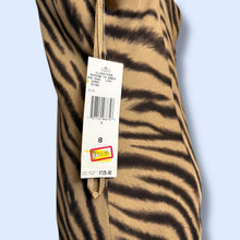 Load image into Gallery viewer, Jones NY Silk Zebra Midi Dress-sz 8
