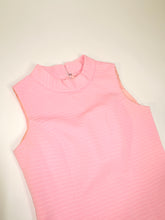 Load image into Gallery viewer, 60s Baby Pink Mod Dress-sz 12
